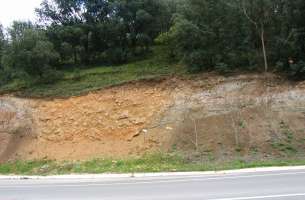 Mondéjar: Deslizamiento de ladera