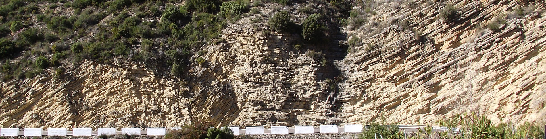 Anticlinal y sinclinal - Fm. Loriguilla